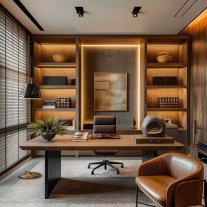 Home office Com posição de comando