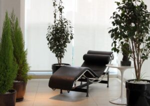 área de descanso e relaxamento
